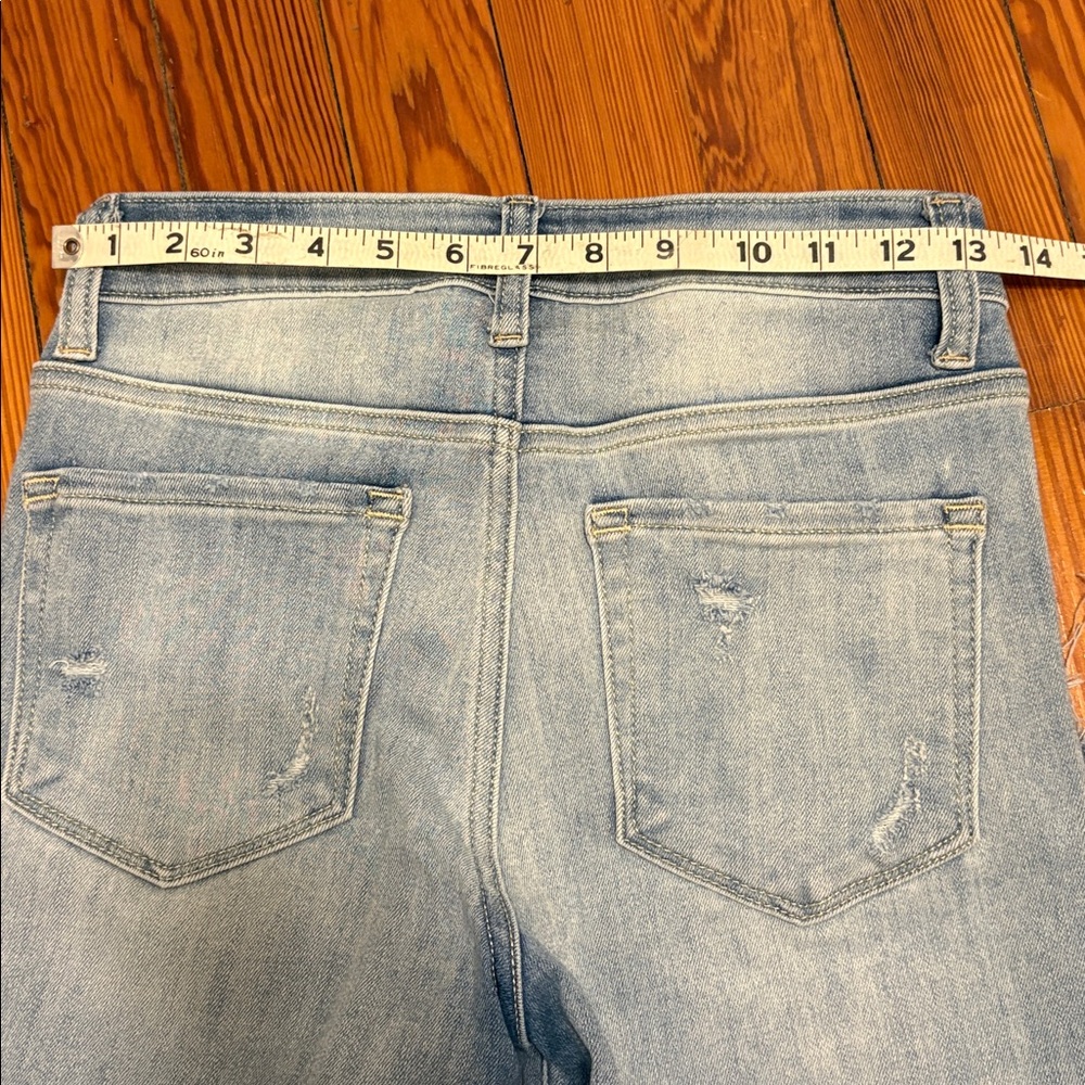 Flying Monkey Jeans - light wash straight legs with rips - Picture 7 of 7
